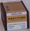 50St. NOSLER Geschosse 6,5mm(.264Dia.) - 140 - PARTITION - -#16321