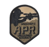 017133, ANSCHÜTZ, Patch "APR" Stick Wappen NEU