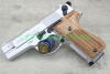 Walther P88 Compact 9mm P.A. vernickelt Holzgriffschalen inkl. 50-Schuss Versandkostenfrei 316.02.03