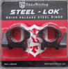 Weaver Montageringe NikkoStirling Quick-Release 1Zoll "medium"
