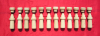 Pulverflaschen Bandoliere 12 Apostel Holzdummy TOP ZUSTAND NEU