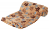 TRIXIE Hundedecke LASLO Soft-Fleece (dick) 100x70cm Beige | für Allergiker geeigenet > 60° waschbar!