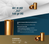 500St. H&N Geschosse .357 WC H-HB HS 148grs - .38 Special W.C. 357 | Wadcutter Hexagon BLEIGESCHOSSE