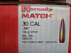 .308/168grs Hornady HPBT Geschosse National Match 1000 stk.