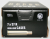100 Stück NEUE RWS Hülsen 7x57R 7 x 57 R 7MM | NEUE RUAG Wiederladehülsen 100er Packung! #2412700