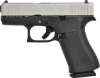 Glock Pistole G43X Silver Slide FS 9mm Luger 3.41″ / 87 mm 10+1, Subcompact Slimline