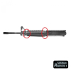 AR15 M16 M4 XM177 CAR15 Slipring Handschutz Haltersatz M16 DPMS Hera AMRS Windham Schmeisser LUX