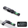 Klappbare Wasserwaage für Picatinny Weaverrail 20-22mm Picatinnyrail Benchrest Sniper Scharfschützen