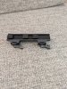 Neuwertige Merkel KR1 B3/4 Aufkippmontage für Swarovski SR-Schiene!TOP Zustand Blaser Sauer