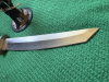 Herbertz Gürtelmesser Tantoklinge Dolch Tanto mit Edelstahlknauf und Gummigriff