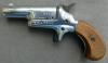 DERRINGER MOD. 1873 IM KALIBER .22 L.R. – „MADE IN GERMANY“ – VERNICKELT/VERCHROMT – TOP GELEGENHEIT