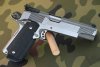 Halbautomatische Pistole Sportpistole 1911er Mitchell Arms Gold Series 95 Kaliber .45 ACP wie neu!