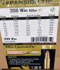 .308/168 grs. Nosler E- Tip 20 stk. No. 40035 # SSZ Berka