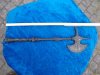 Achtung Sammler seltene Streitaxt aus Stahl Vollstahl ca. 1750 g no 98 Salut Teile