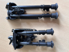 Bipod / Zweibein-Set: 1x Original Harris 1A2 Ultralight L + 1x Klon / Nachbau
