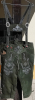 Jagd Hose Leder Trachten Gr. 58 (XXL) dunkel oliv