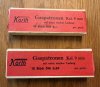 Sehr seltene historische KORTH Gaspatronen Kal. 9 mm – frühes Korth-Logo – Originalpackungen – Korth