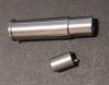Reduzierhülse, Fangschusshülse 39 mm lang, Edelstahl