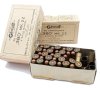 Kaliber .380 Webbley Revolver in der original Packung Sammlerpatronen