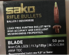 50 x Sako Blade Geschosse 8mm Bleifrei