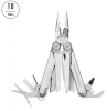 LEATHERMAN WAVE PLUS + Tool 18 Werkzeuge: wechselbarer Drahtschneider, Zange, Säge Bit Diamantfeile