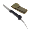 BW Marine Bordmesser / Taschenmesser Nachbau - mit Marlspieker - Schwarz