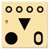 100 x BDS Symbolscheibe Z6 Nr. 6 - 7 Scheibenbilder mattschwarz 550x520 mm | Sportgewehr SLB KK Opt