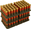 MTM 50er Shotshell Tray Cal20GA - Schrot/Slug Aufbewahrungsbrett für 50 Stück! STAPELBAR