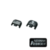 Glock Pistolen Abschlussplatte Backplate Endplate Aluminium gelasert Gen. 1-5 17 19 20 21 22 33