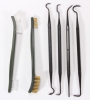 LYMAN PICK AND BRUSH SET | 6-teiliges Waffenreinigungsbesteck | Bronze-Bürste | einfache Reinigung