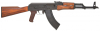 AK47 AKM Yunker 4,5mm CO2 VOLLSTAHL Sturmgewehr, LEGALE Dekowaffe, kein Salut wie AK-47 AKSU Russish
