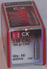 50St. HORNADY .338(.338Dia.) - 185 - CX - bleifreies Jagd-Geschoss -#332704