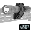 Versetzter / offset Taschenlampenhalter / Flashlight Mount 25mm Mlok M-Lok AR15 G95 tactical