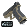 Gummi Gripaufkleber für Glock 17 20 21 22 33 besserer Grip sicheres Handling IPSC