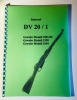 Nachdruck NVA Dienstvorschrift in deutsch Mosin Nagant 7,62 × 54 mm R Moisin DDR