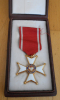 Orden am Band Ritterkreuz emailliert im Etui Polen 1944
