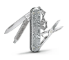 Victorinox Classic SD Brilliant Damast Taschenmesser mit 5 Funktionen