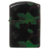 1 x Benzin Sturmfeuerzeug unbefüllt Woodland lackiert camouflage | Maße: ca. 5,5 x 4 x 1,3cm