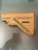 HK Heckler & Koch Schubschaft Schulterstütze Slimline RAL8000