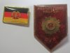 Abzeichen Helfer der Volkspolizei und Abzeichen DDR
