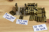 Wiederladergold verschiedene leere Hülsen im Konvolut 38 SPL/ 9 mm/ 357 MAG Wiederladehülsen