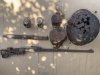 Wehrmacht Bodenfund Konvolut 98k Bajonett Helm Hülse