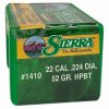 500 Sierra Geschosse .224, 52 grain, MatchKing, NEU