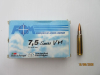 7,5 x 55 Swiss Patronen Vollmantel