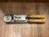 3 - fach 10mm Auto GIEßZANGE / Kokille Dia.404 - 180gr RN mit Scharfrand von Klaus Wich mit Griffen