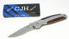 Herbertz Einhandmesser 256410 mit Pakkaholzeinlagen Neu/Ovp