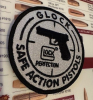 Glock Patch „Safe Action Pistols“ – mit Pistolenmotiv – zum Aufbügeln – NEU