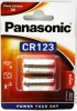 2er Blister PANASONIC CR123A Professional Photo Lithium Batterie für Nachtsichtgerät Taschenlampe NE