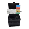 100er Patronenbox 9mm .32 S&W .380 ACP MTM CASE-GARD P-100-9-40 schwarz mit Scharnier NEU