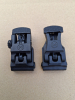 Ar15 Visierung LDT Flip Sight Set f. Picatinny Montage - fabrikneu zum Sonderpreis !